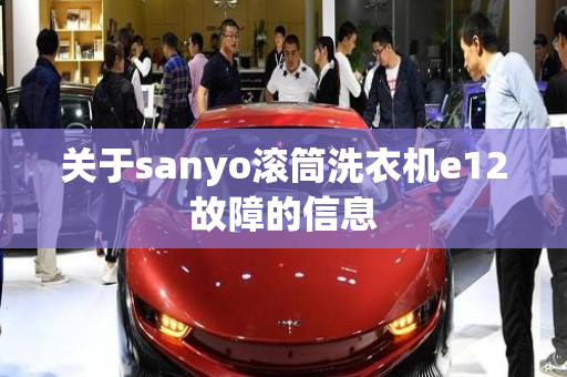 关于sanyo滚筒洗衣机e12故障的信息