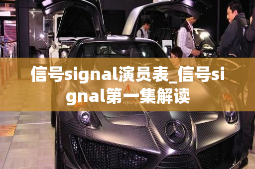 信号signal演员表_信号signal第一集解读