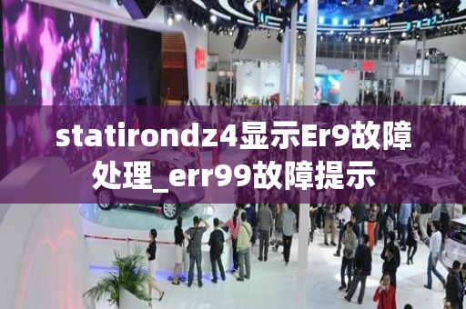 statirondz4显示Er9故障处理_err99故障提示