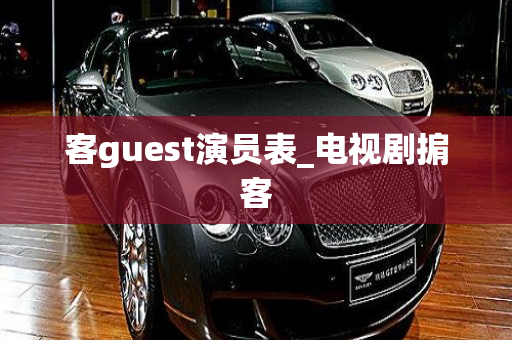 客guest演员表_电视剧掮客