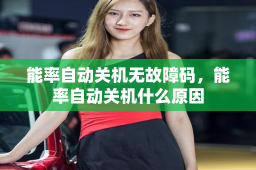 能率自动关机无故障码，能率自动关机什么原因